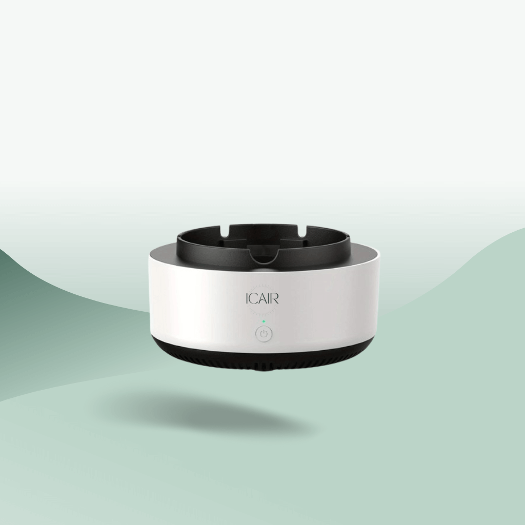 Cendrier Intelligent & Purificateur d'Air à Piles