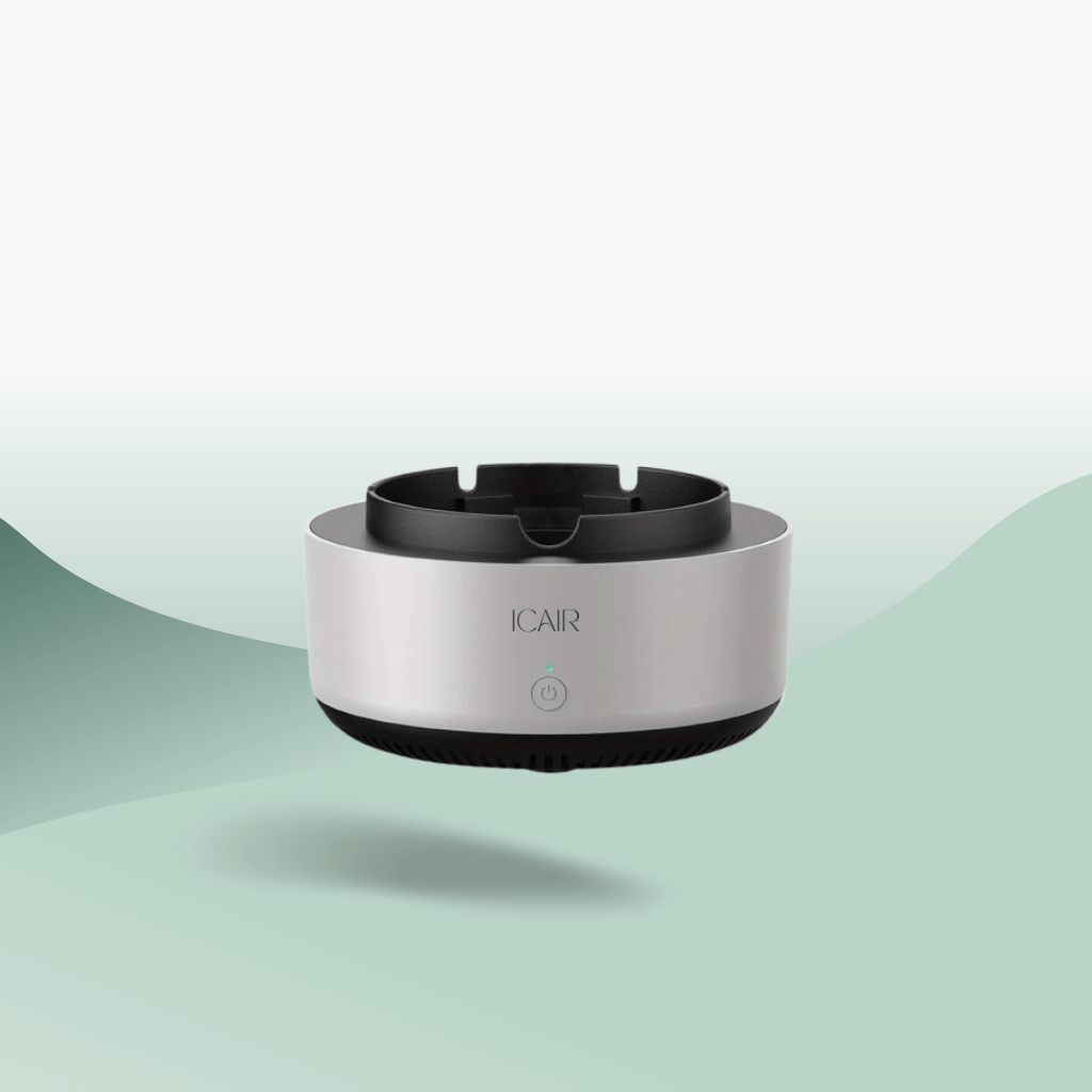 Cendrier Intelligent & Purificateur d'Air à Piles